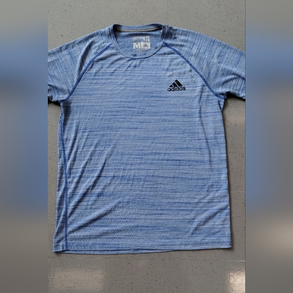 Adidas Ultimate Tee Climalite Long Sleeve Shirt Men M Casual Running WorkOut - Picture 5 of 14